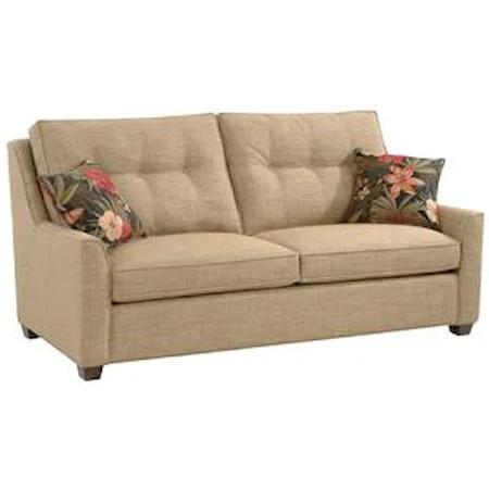 Stationary Cambridge Sofa with Button Tufted Seat Back